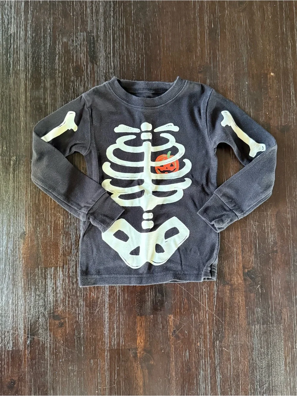Carter's Black Skeleton Pajama Set